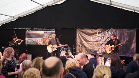 The Camans play at The Inn on Loch Lomond in Inverbeg