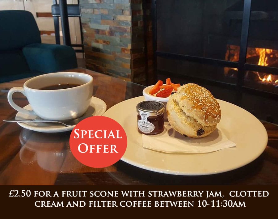 Coffee and Fruit Scone Offer
