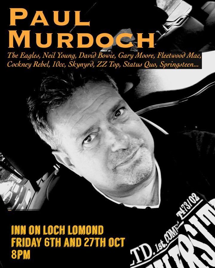Paul Murdoch October 2017 at the Inn on Loch Lomond